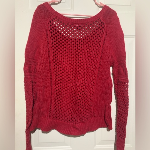 American Eagle Red Sweater, Large, Preloved in excellent used condition! - Picture 4 of 5